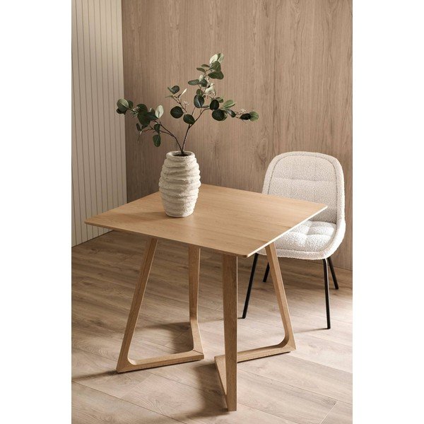 Tavolo da pranzo in rovere massiccio 75x80 cm Gradie – Ellos Home-image-1