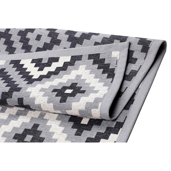 Tappeto bifacciale grigio , 100 x 160 cm Saka - Narma-image-1