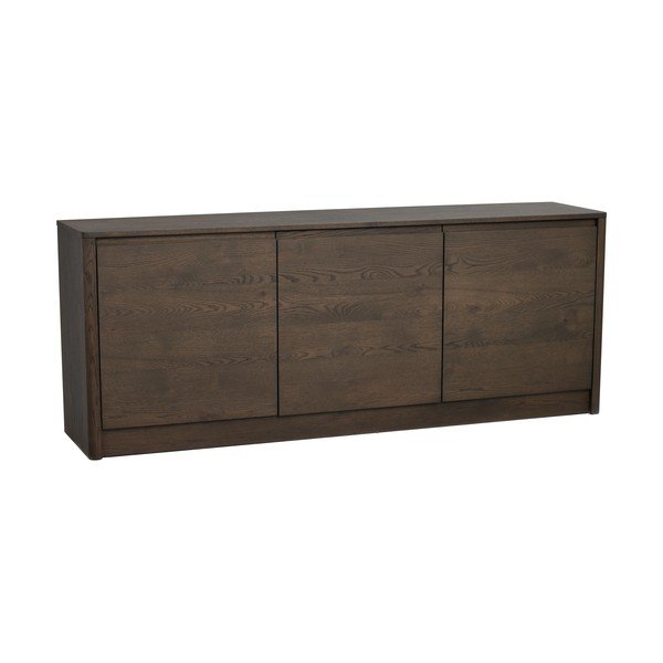 Credenza colore naturale scuro con effetto rovere 180x70x40 cm Melstone – Rowico