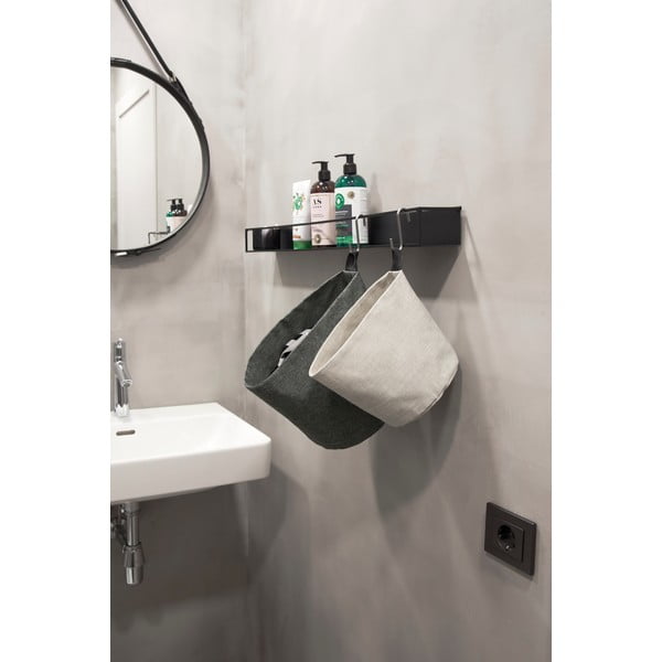 Cestino in stoffa ø 17x17 cm Soft Storage - Bigso Box of Sweden-image-1