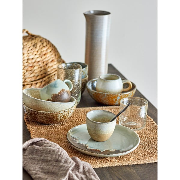 Tazza marrone/color crema in ceramica 280 ml Paula – Bloomingville-image-2