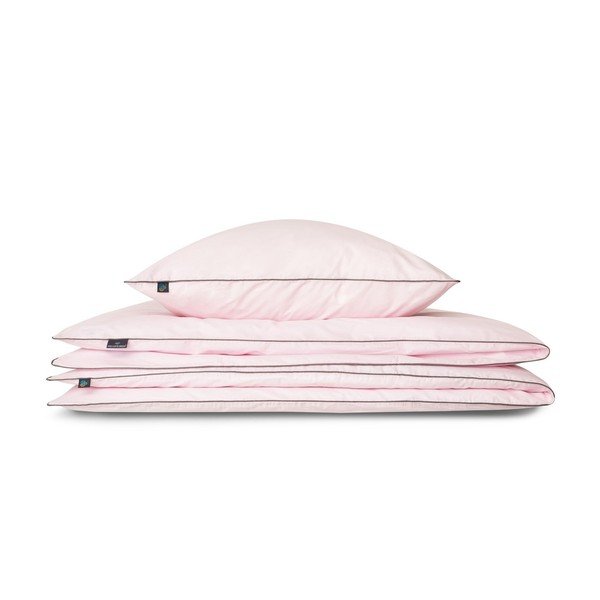 Copripiumino allungato rosa per letto matrimoniale in cotone egiziano 200x220 cm Peonia - WeLoveBeds