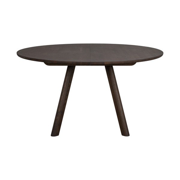 Tavolo da pranzo rotondo in rovere massiccio allungabile ø 140 cm Clapperton – Rowico