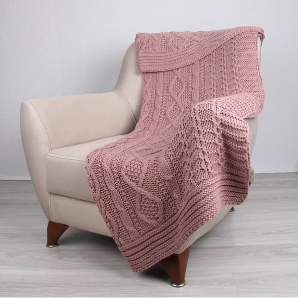 Copriletto rosa Teto, 130 x 170 cm - Homemania Decor