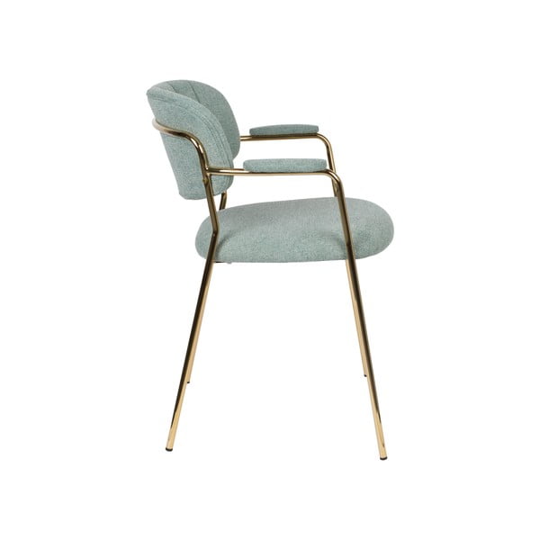 Sedie da pranzo verde chiaro in un set di 2 Jolien - White Label-image-3