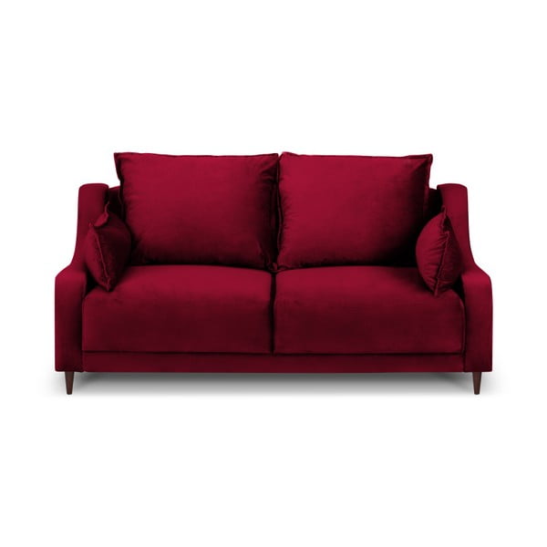 Divano in velluto rosso Freesia, 150 cm - Mazzini Sofas