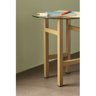 Tavolo rotondo con piano in vetro ø 40 cm Elevate - Hübsch