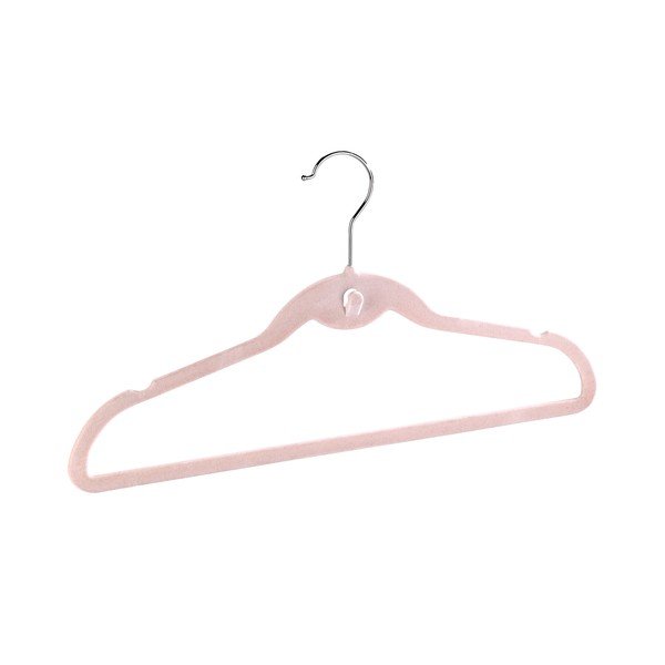 Appendini in plastica in set da 7 Flocked - Wenko