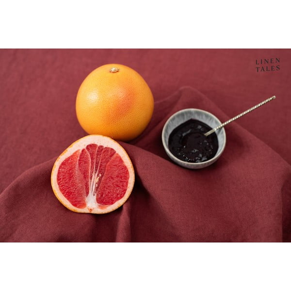 Strofinaccio in lino 45x65 cm Marsala – Linen Tales-image-2