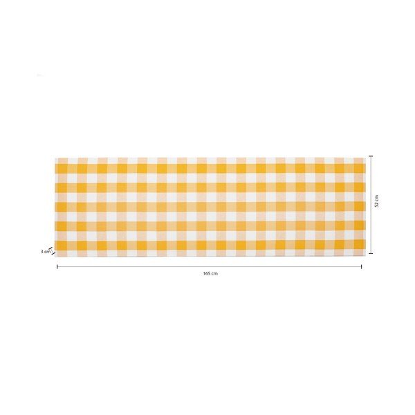 Testata imbottita gialla 165x52 cm Billie - Really Nice Things-image-4