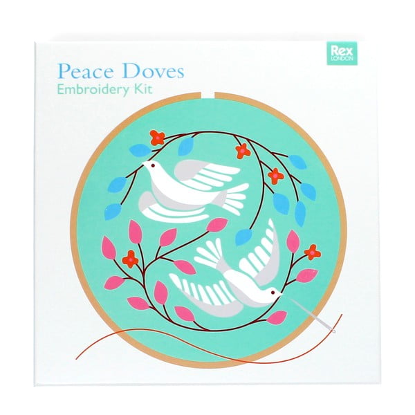 Kit di ricamo Peace Doves - Rex London-image-2