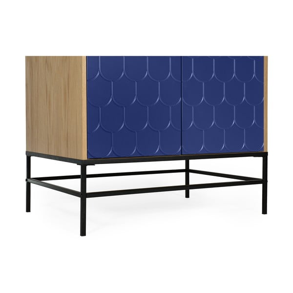 Armadio blu scuro 80x190 cm Lia - Woodman-image-4