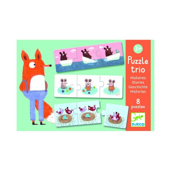 Puzzle per bambini Trio Stories - Djeco-image-1