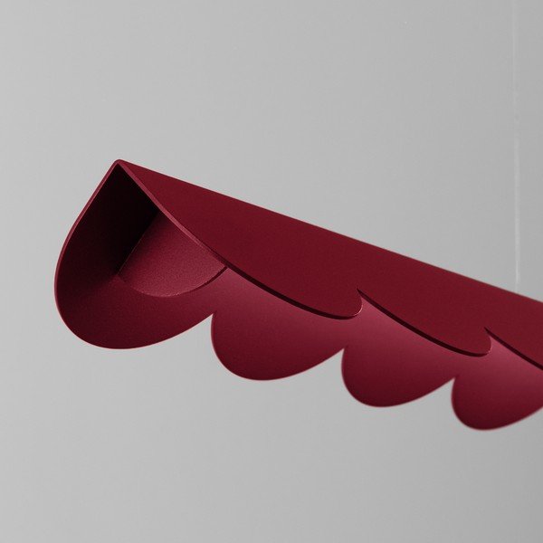 Lampadario LED burgundy in alluminio BISCUIT – Thoro-image-3