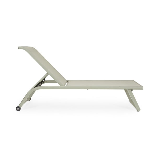 Sdraio da giardino grigio tortora in metallo regolabile Taylor – Bizzotto-image-2