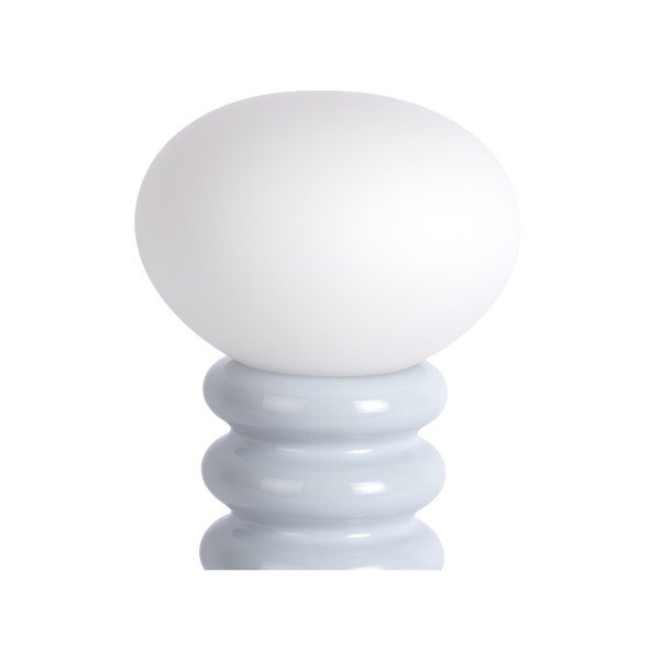 Lampada da tavolo azzurra in ceramica (altezza totale 33,5 cm) Catania Aro – Leitmotiv-image-2