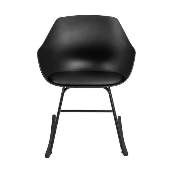 Sedia a dondolo nera Tina - Actona-image-4