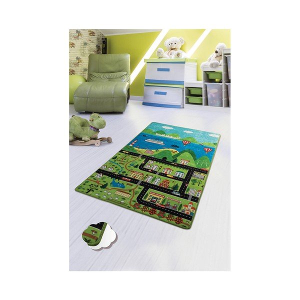 Tappeto per bambini Happy City, 140 x 190 cm - Unknown-image-1