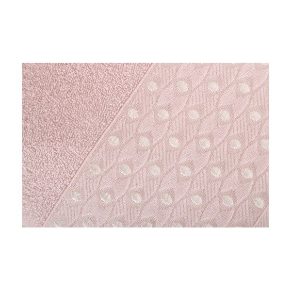 Set di 2 asciugamani rosa Ulla - Soft Kiss-image-1