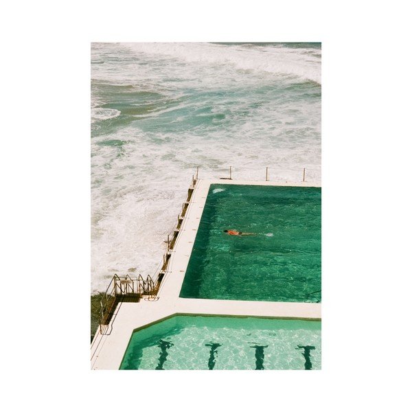 Poster 30x40 cm Bondi Icebergs – Anna Pihan – The Poster Club