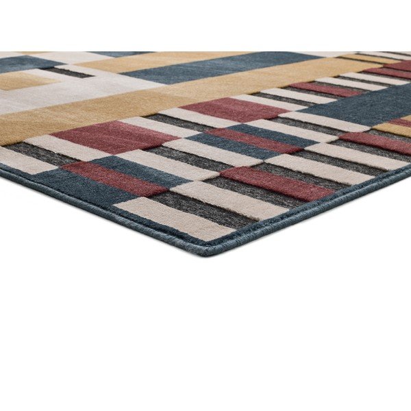 Tappeto giallo Farashe Stripes, 140 x 200 cm - Universal-image-2