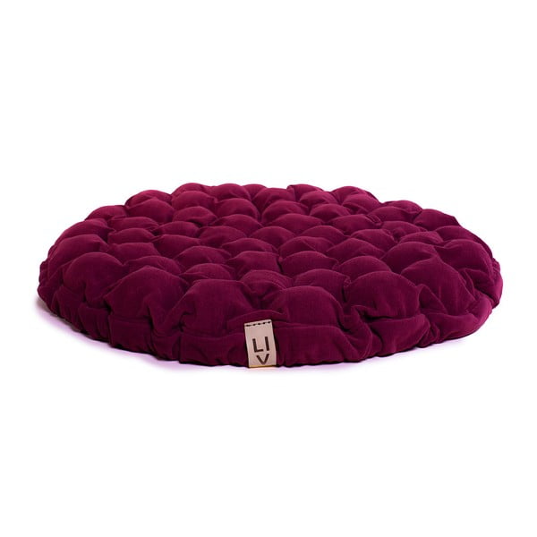 Cuscino di seduta rosa ciclamino con sfere massaggianti , Ø 75 cm Bloom - Linda Vrňáková