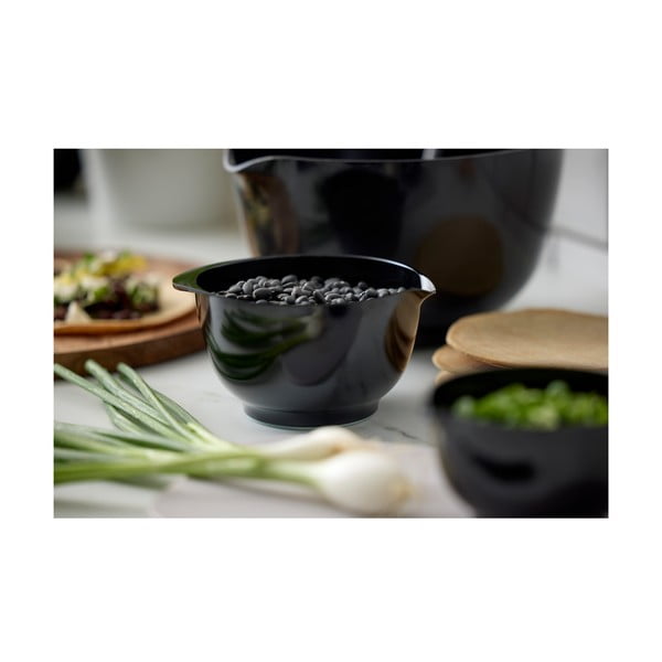 Ciotole nere in set da 3 pezzi 750 ml Margrethe Mini - Rosti-image-1