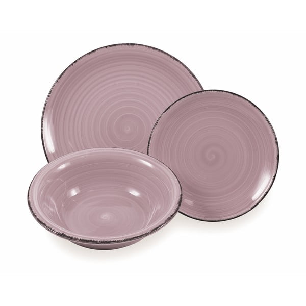 Set di 18 pezzi in gres Villa d'Este Acquerello Baita Acquerello - VDE Tivoli 1996-image-2