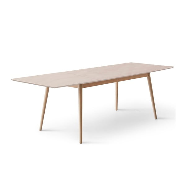 Tavolo da pranzo estensibile con piano effetto rovere e pannello extra 90x165 cm Meza - Hammel Furniture-image-2