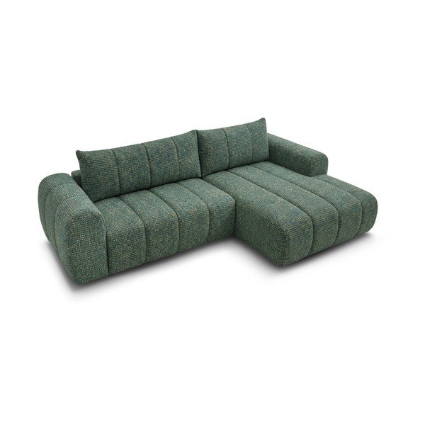 Divano angolare verde scuro (con penisola a destra/con chaise lounge) Nesty – Bobochic Paris-image-4