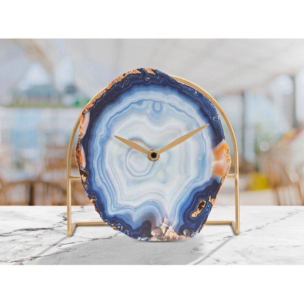 Orologio da tavolo gemello blu - Mauro Ferretti-image-1