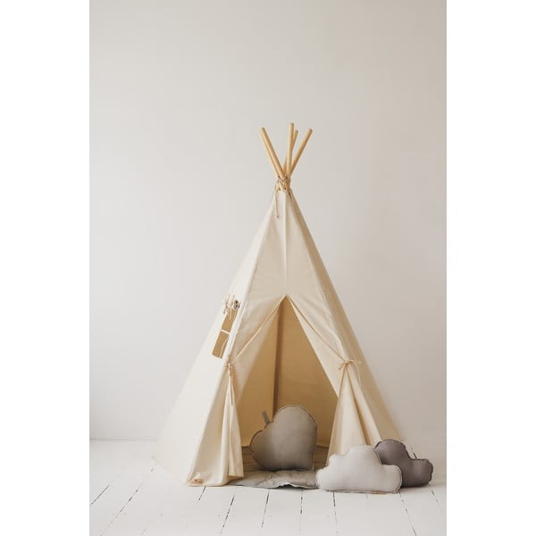Tenda teepee per bambini Beige - Moi Mili-image-4