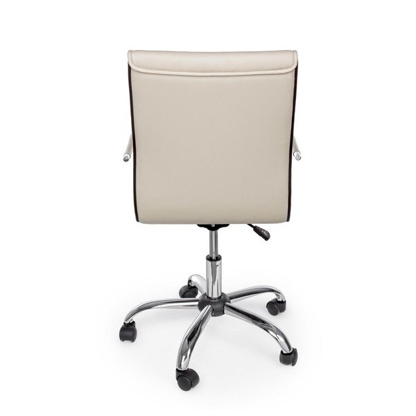 Sedia da ufficio grigio tortora in similpelle Perth – Yes Everyday-image-4