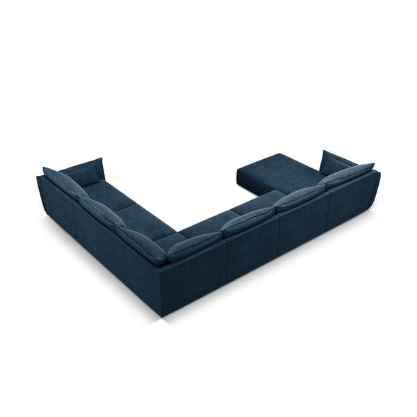 Divano angolare blu scuro (angolo destro) Vanda - Mazzini Sofas-image-3