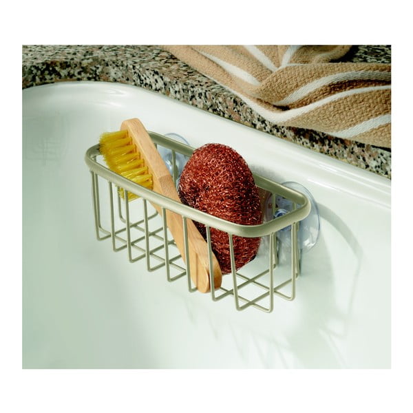 Porta-spugna adesivo per lavabo Axis - iDesign-image-2