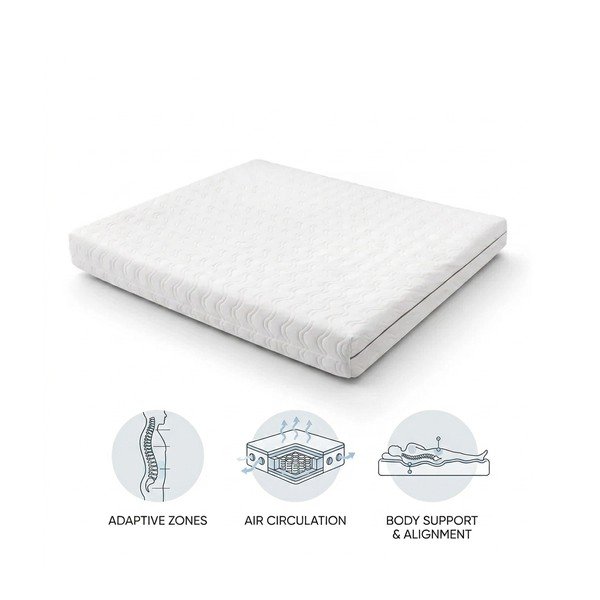 Materasso semirigido a molle termoregolante 90x200 cm Dream Essence – Bonami Essentials-image-2