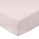 Lenzuolo con angoli rosa in percalle di cotone 90x190 cm Cotton Percale – Bianca