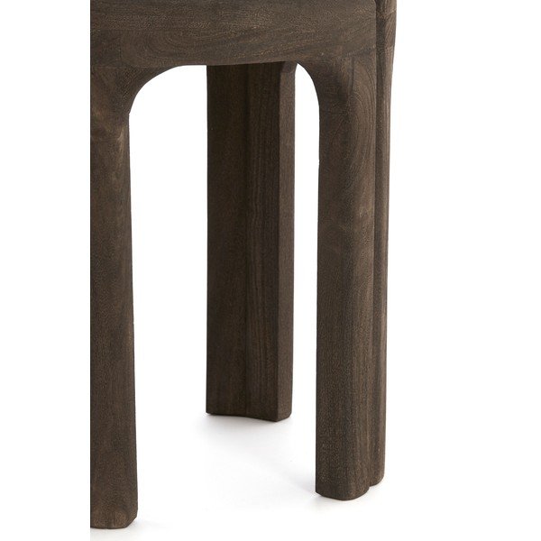 Tavolino rotondo con piano in pietra ø 45 cm Ali – Light & Living-image-4