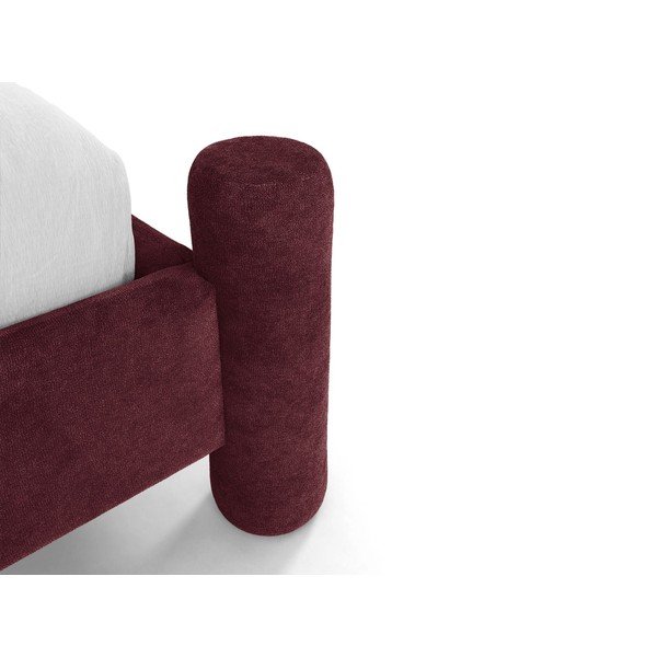 Letto matrimoniale imbottito marrone con rete inclusa 180x200 cm Vera – Micadoni -image-4