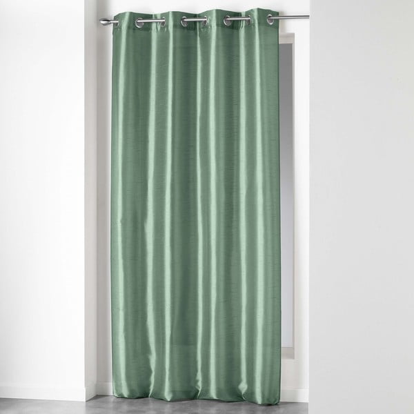 Tenda di raso verde 140x240 cm Shana - douceur d'intérieur