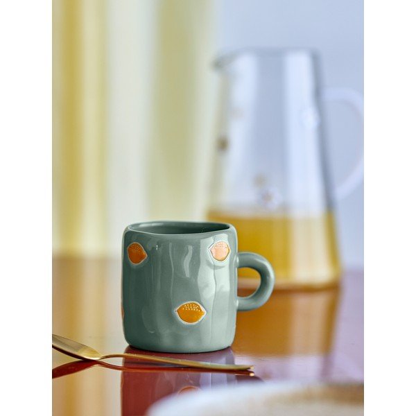 Tazza per bambini verde polveroso in gres 230 ml Agnes – Bloomingville Mini-image-2