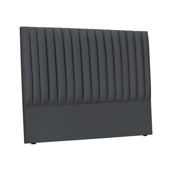 Testata imbottita antracite 140x120 cm NJ - Cosmopolitan Design-image-2