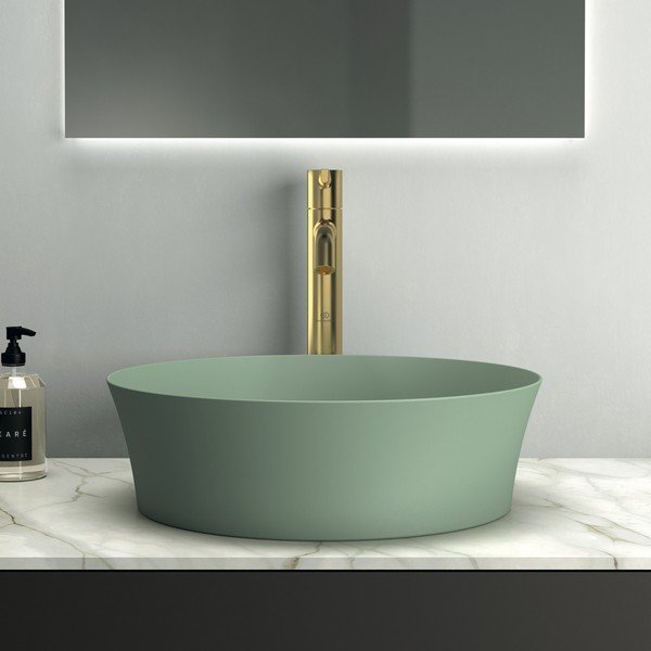 Lavabo rotondo in ceramica verde ø 40 cm Ipalyss - Ideal Standard-image-4