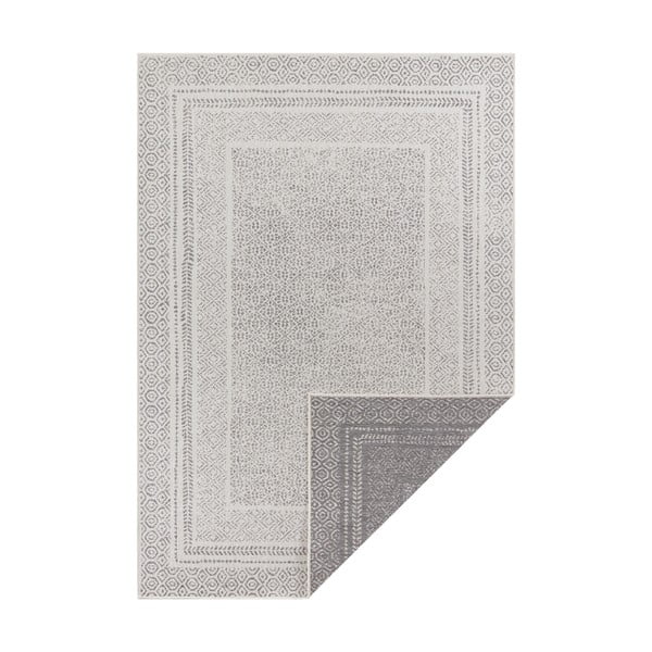 Tappeto da esterno grigio e bianco Berlino, 200 x 290 cm - Ragami