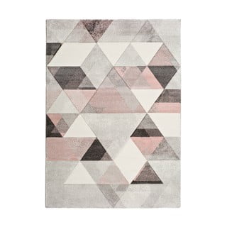 Tappeto grigio e rosa , 160 x 230 cm Pinky Dugaro - Universal