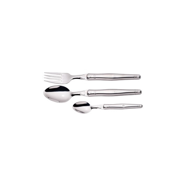 Set di posate in acciaio inox da 24 pezzi Tutti All Inox - Jean Dubost-image-2