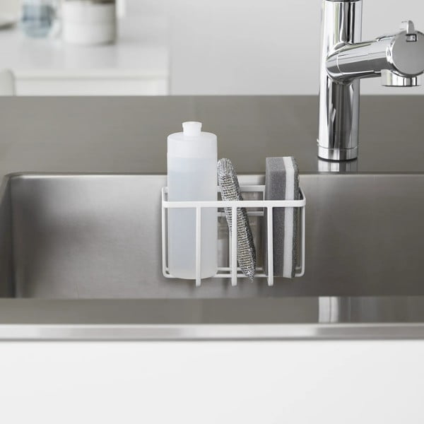 Supporto per detersivo senza foratura bianco in metallo Film Hook – YAMAZAKI-image-1