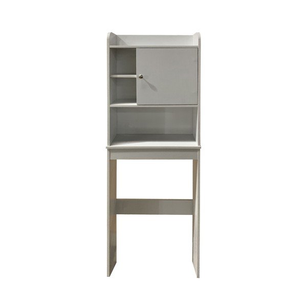 Mobile per lavatrice bianco alto 58x173 cm Laundry – Tomasucci