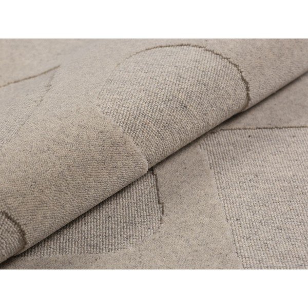 Tappeto grigio tortora in lana 160x230 cm Archipelagio – Micadoni -image-1