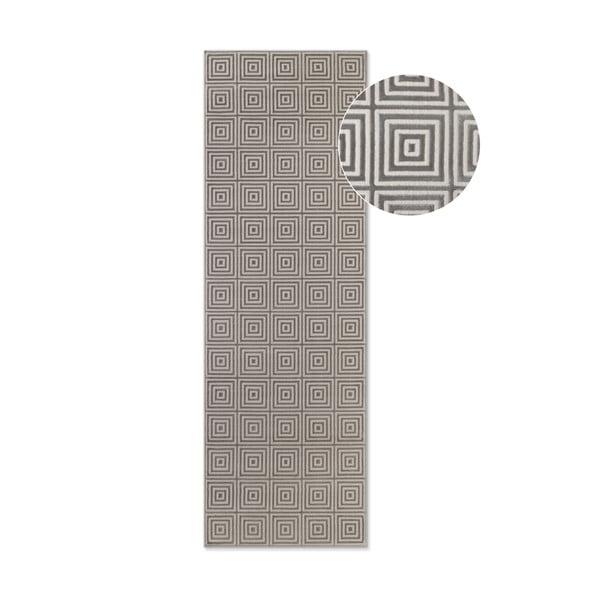 Passatoia grigia 80x240 cm Perles Tourmaline – Elle Decoration